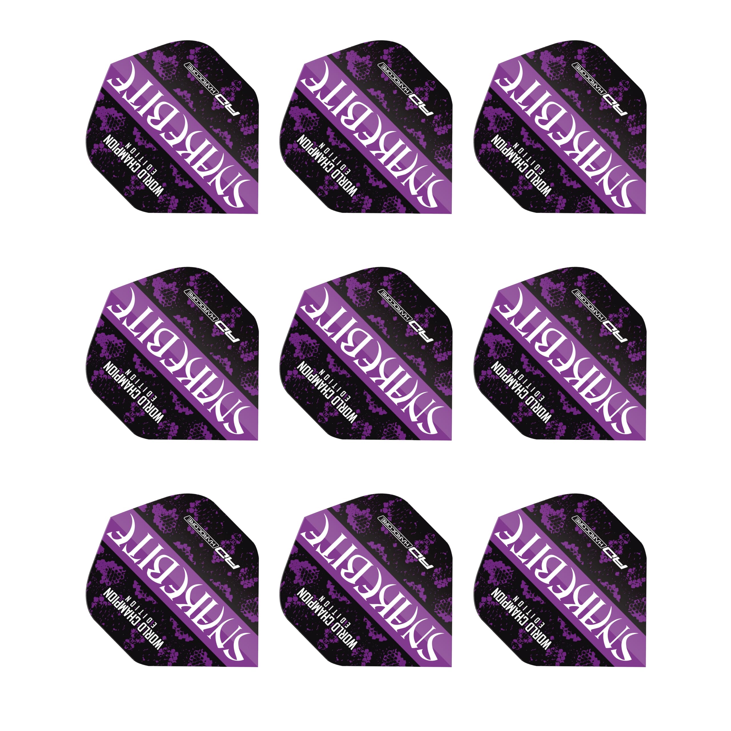 Snakebite World Champion Edition Black Hardcore Flights