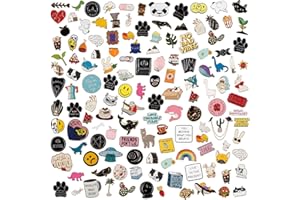 KILIPOL Mixed Enamel Lapel Brooch Pin Set Decoration for Backpack, Hat and Jacket | Birthday Christma Holiday Gift for Friends, Children, Families (Mystery Style)