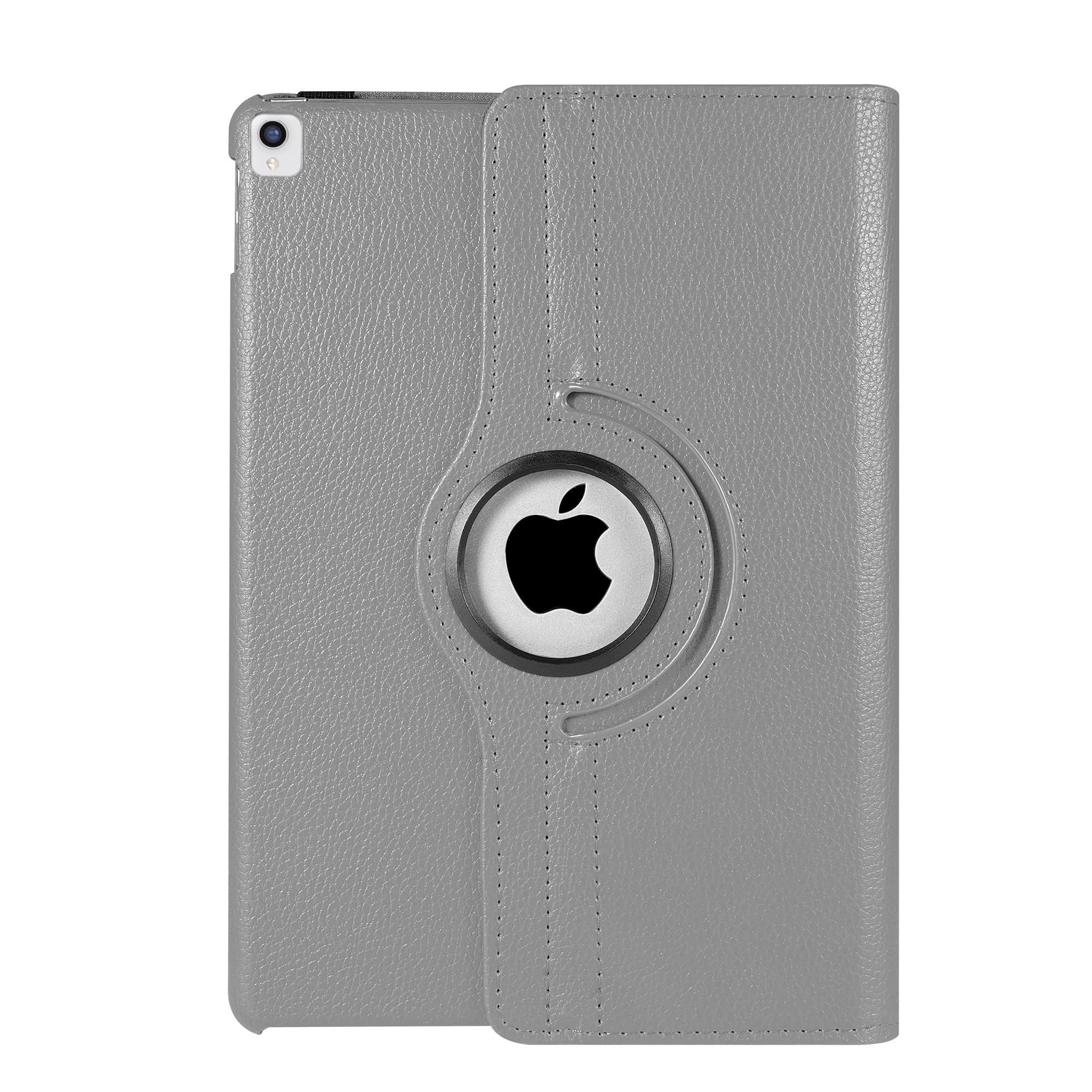 Leather Rotate 360° Stand Case For Apple iPad Air 3 2019 and iPad Pro 10.5 2017 GENERATION A1701 A1709 (GREY)