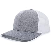 Pacific Headwear Unisex-Adult Heather Trucker Snapback Cap