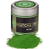 Matcha Ceremonial Grade - Macha Powder Green Tea Organic - Original Japanese 1st Harvest - Gently Dried - Exceptional Taste - Dual Certified - 200 Years History by GREENHOUSE SUPERFOODS [35g/1.23oz]