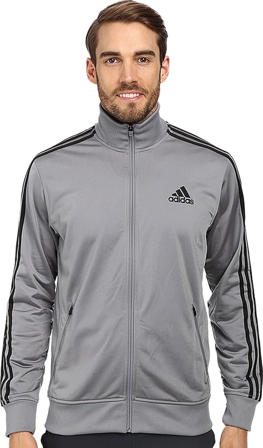 adidas mens black track jacket