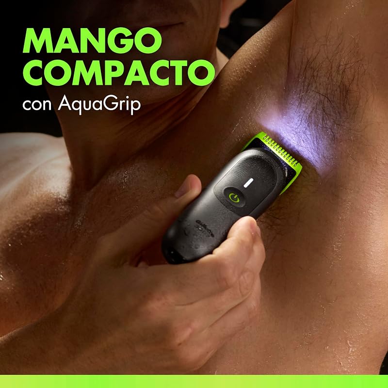 Labs i7 Body + Intimate Afeitadora Corporal, 8 Accesorios, Negro