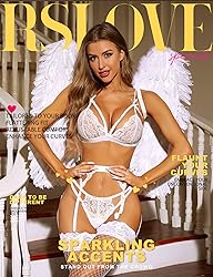 RSLOVE Women Lace Lingerie Set with Garter Belts