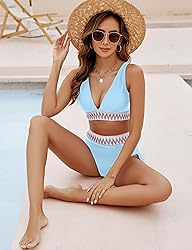 Blooming Jelly Women High Waisted Bikini Sets Tummy