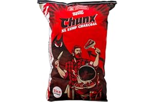 Jealous Devil 100% All Natural Pro Restaurant Quality Hardwood Lump Charcoal for Grilling and Smoking, 35 Pound Bag