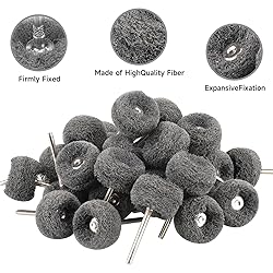 50 PCS Abrasive Buffing Wheels,1 Inch Buffing