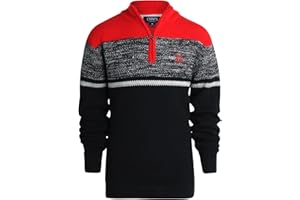 Chaps Boys Pullover Sweater - Classic Fit Mid-Weight Quarter Zip Pullover- Mock Neck Sweater for Boys (S-XL)