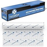 Saniderm - Tattoo Aftercare Bandage Personal Pack - 10.2 in x 2 yd | Features Waterproof, Latex-Free, Medical-Grade Bandage Roll and Tattoo Aftercare Film for Fresh Ink Protection.