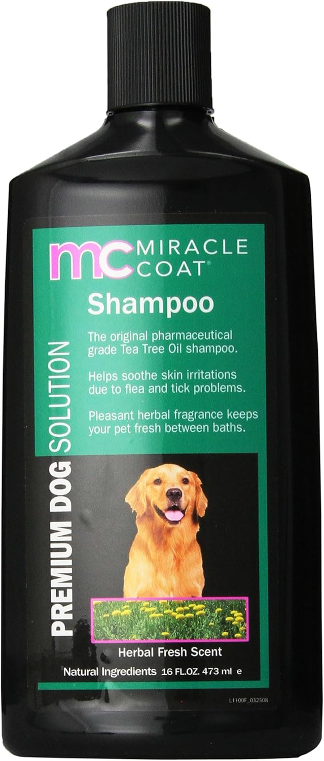 Miracle Coat Premium Pet Shampoo for Dogs, 16 oz. Bonus Size