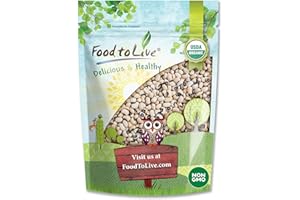 Food to Live Organic Black-Eyed Peas, 3 Pounds – Raw Dried Cow Peas, Non-GMO, Bulk Beans, Product of the USA