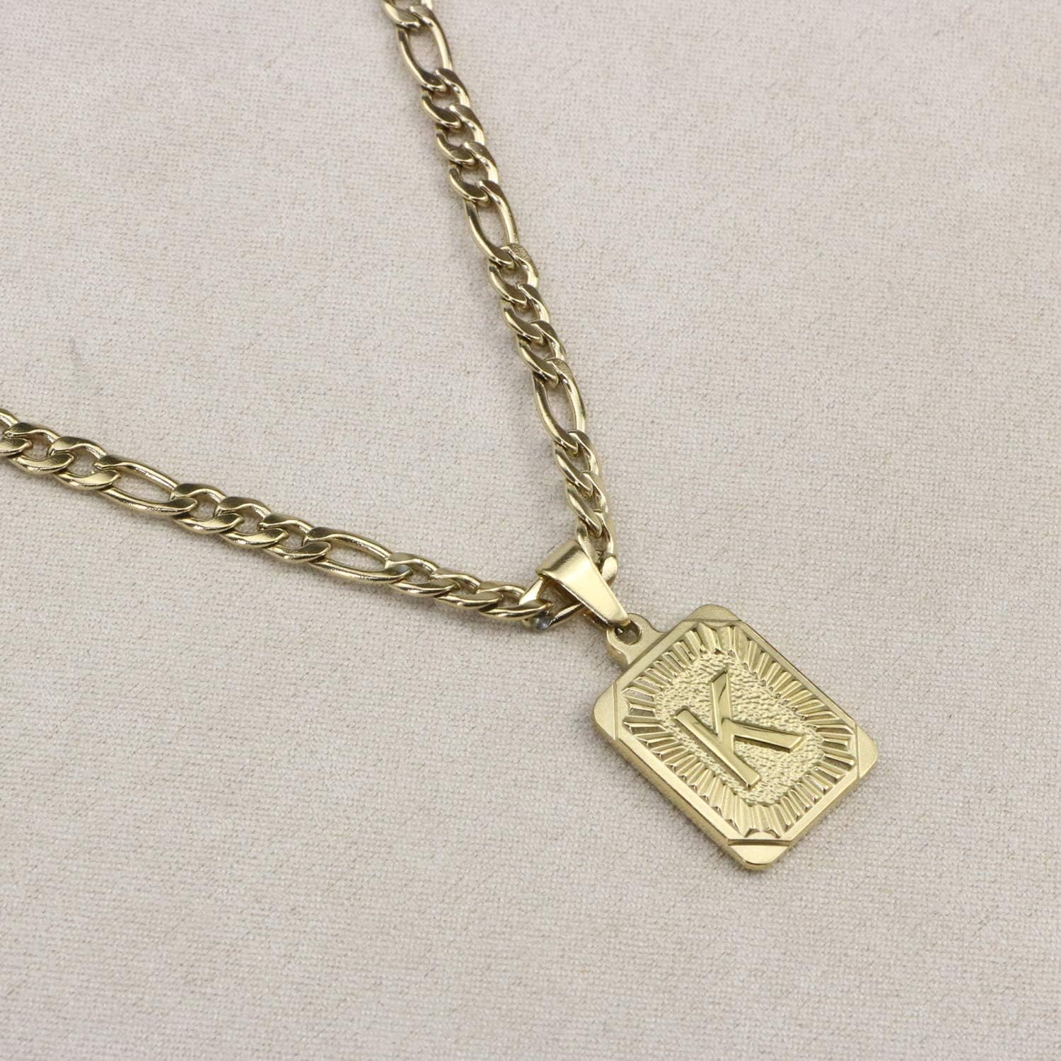 Christmas Gifts for Dad Son Best Friend Brother Necklaces for Men Boys Women Teens 18K Real Gold Capital W Letter Initial Medallion Pendant Trendy Personalized Handmade Stainless Steel Jewelry | 