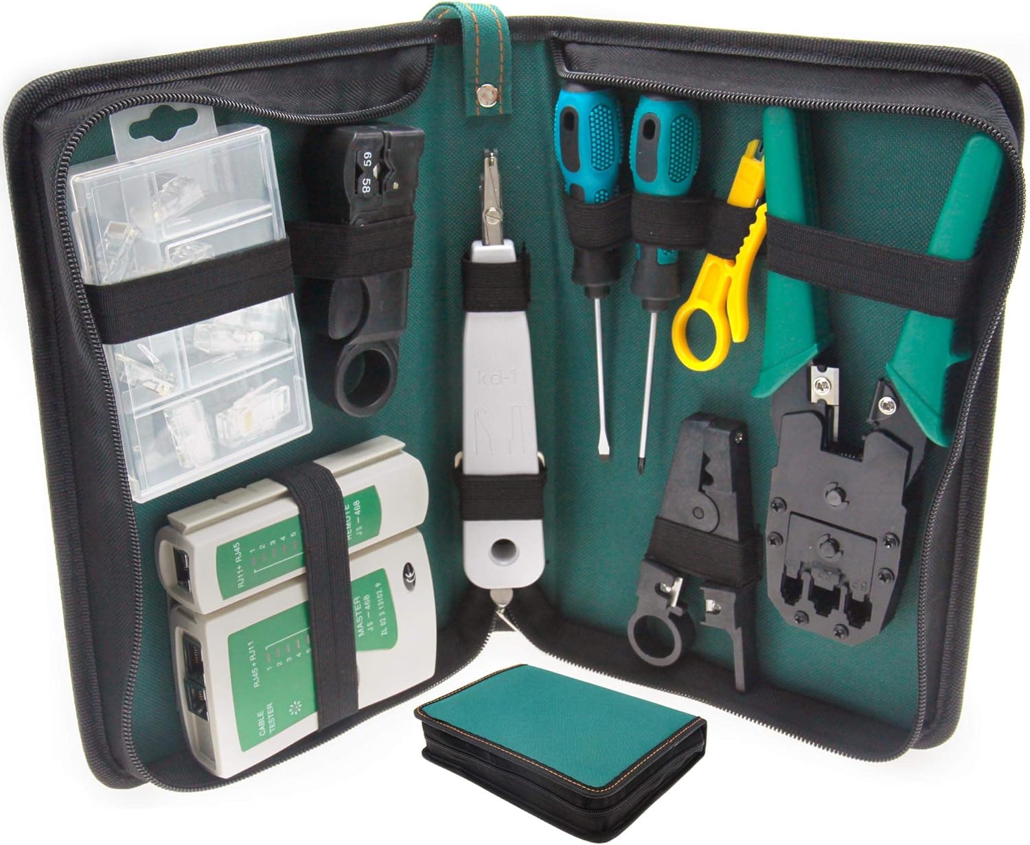 RJ45 RJ11 Cable Crimper Tool Kit Network Cable Testing & Crimping Tool ...