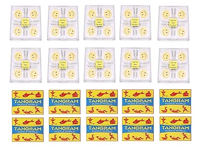 Virgo Toys Brain Lock & Tangram (Combo) - Pack of 10