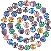 Perle D'imitazione ABS Colorate 2-14mm Mezza Tonda Flatback Resina Perla Colla Su Strass Perline Nail Art Gioielli Artigianato Fai Da Te Decor-viola Chiaro, 5mm 500 Pezzi - Foto 7