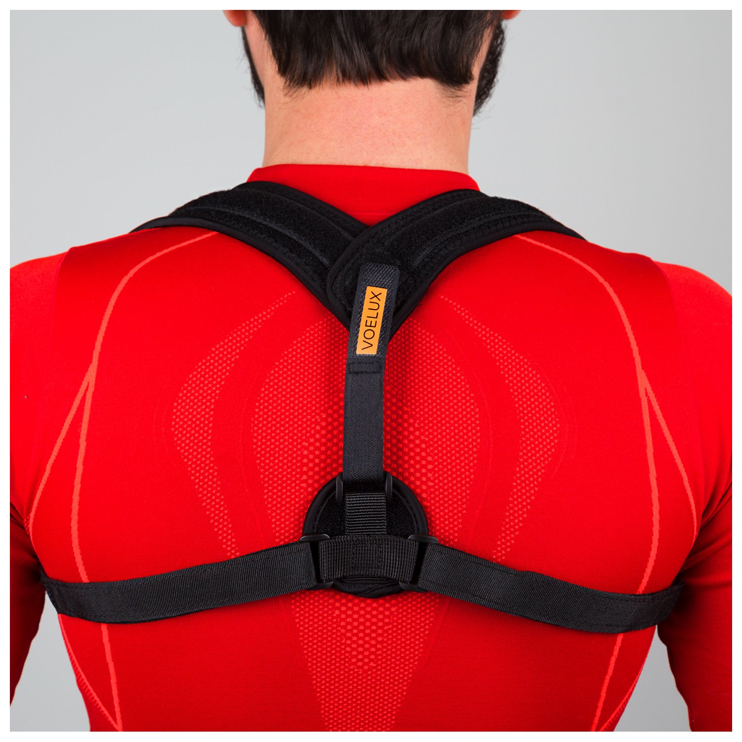 VOELUX Adjustable Posture Corrector Figure 8 Upper Back Brace For