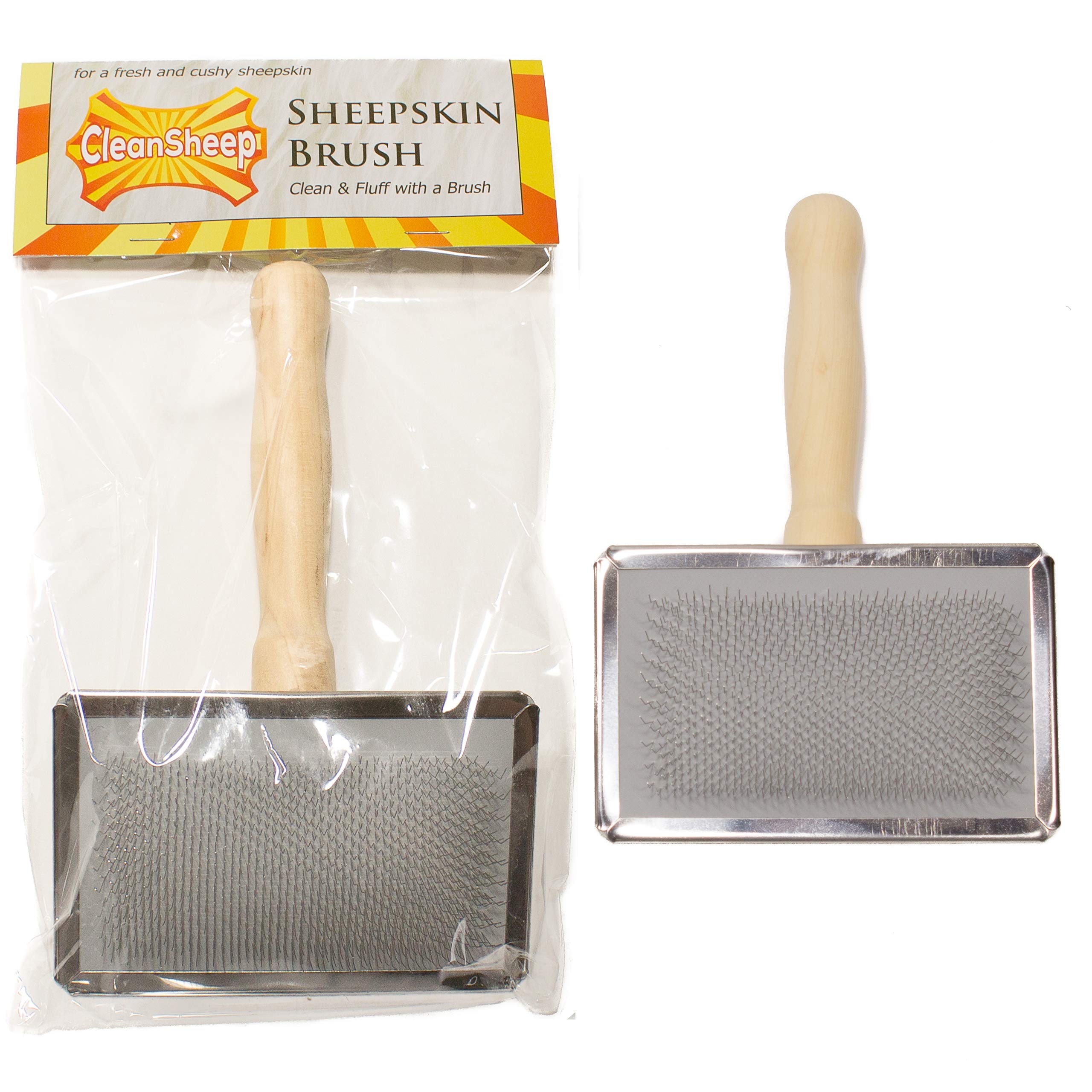 Sheepskin Cleaning Brush for Rugs & Throws, CleanSheep