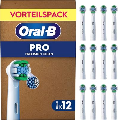 Aufsteckbürsten PRO Precision Clean, Weiß, 12 Stück