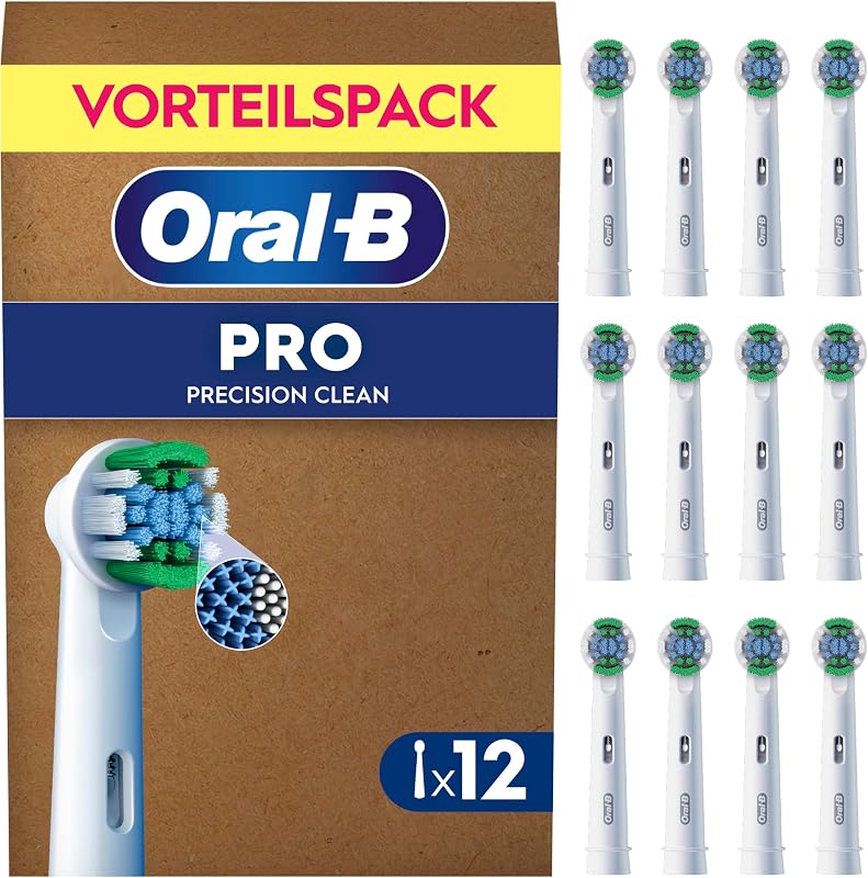 Aufsteckbürsten PRO Precision Clean, Weiß, 12 Stück