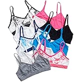 Sweet & Sassy Girls Seamless Training Bra Cami Training Bra Stretch Performance Seamless Bra 9 Pack