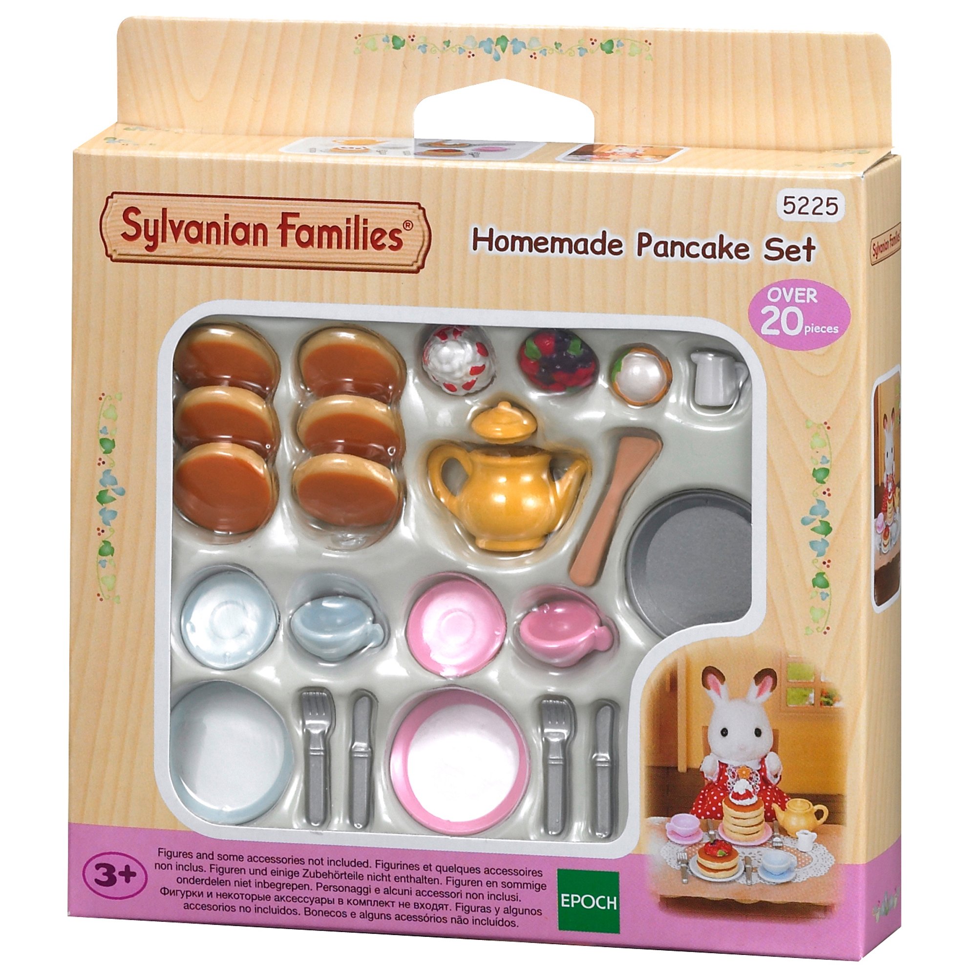 Sylvanian Families Homemade Pancake Set - dollhouse playset 5225