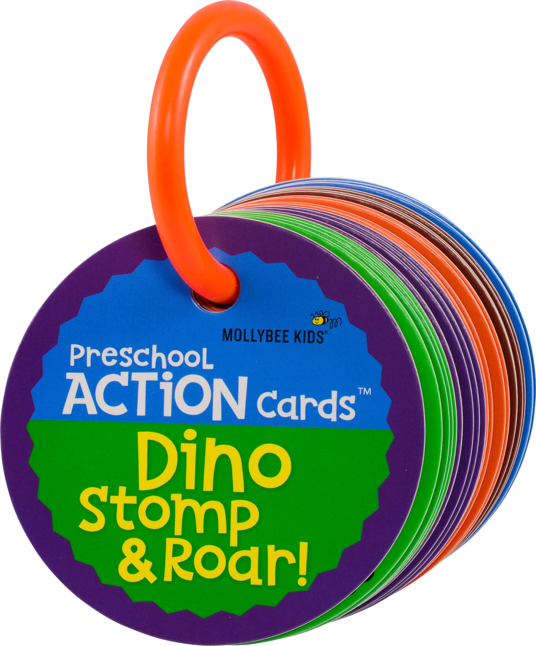 Photo 1 of MOLLYBEE KIDS Dino Stomp and Roar, Toddler and Preschool Dinosaur Activity Cards, Gifts for 3, 4 Year Olds, Toddler Activities