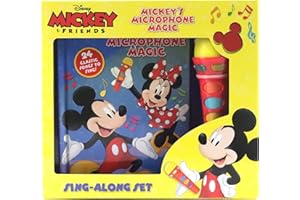 Disney Mickey & Friends: Mickey's Microphone Magic Sing-Along Sound Book Set: Sing-Along Set (Play-A-Song)