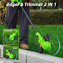 SUNCHERS 12-inch 20V Cordless String Trimmer with