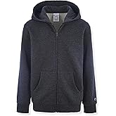 Champion Boys Zip Front Fleece Hoodie Sweatshirt for Kids