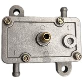 KIRO&amp;SEEU Single Outlet Fuel Pump For Mikuni Rectangle DF-44 DF44-211 Single carb snowmobile Compatible with Nachman 07-187-01 Personal watercraft 14 liters Per Hour Durable