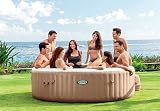 Intex PureSpa Bubble Eight Person Inflatable Hot Tub 170 Jets 236cm view 2