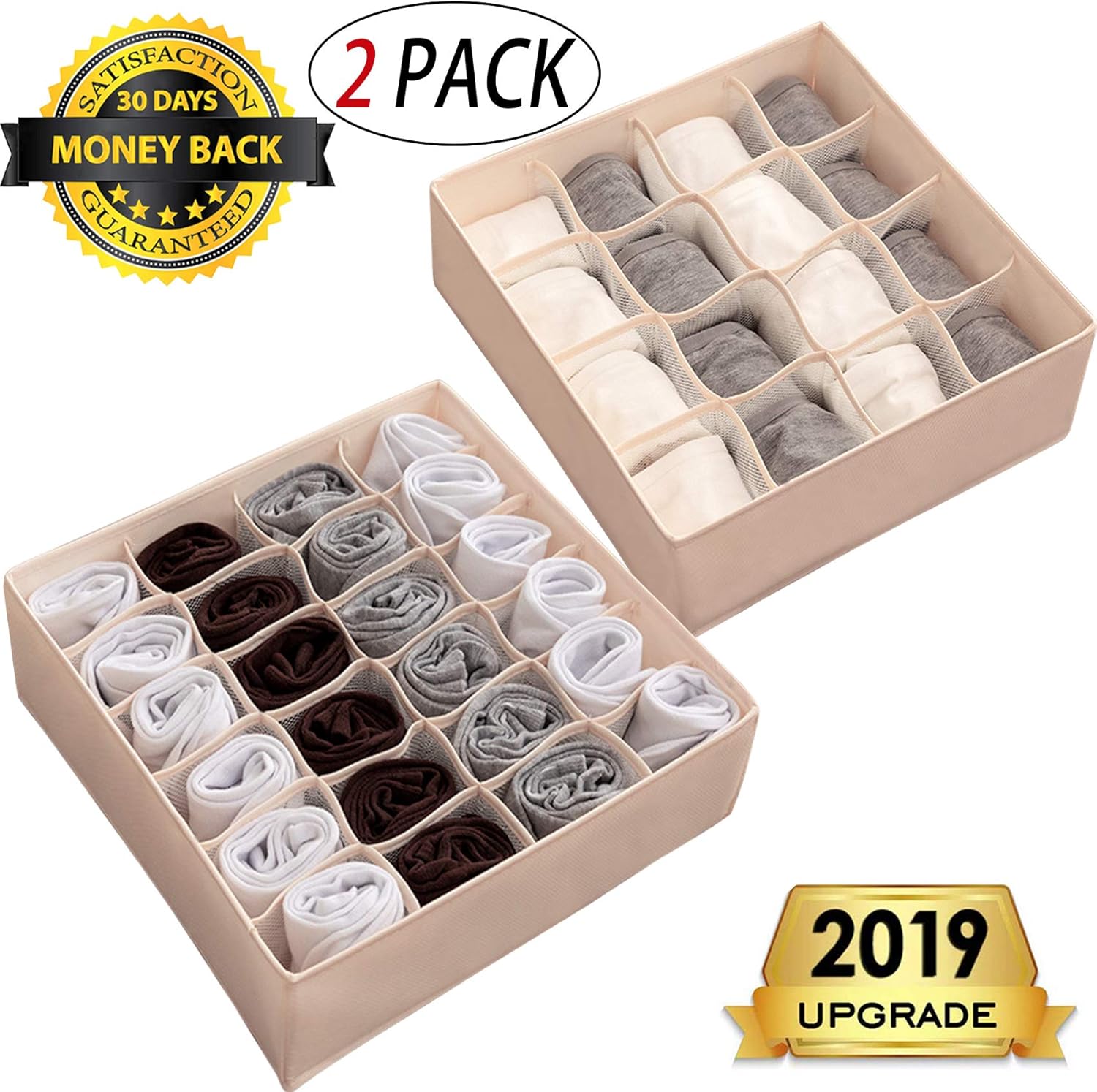Amazon Com Yomfun Underwear Organizer Sock Drawer Organizer