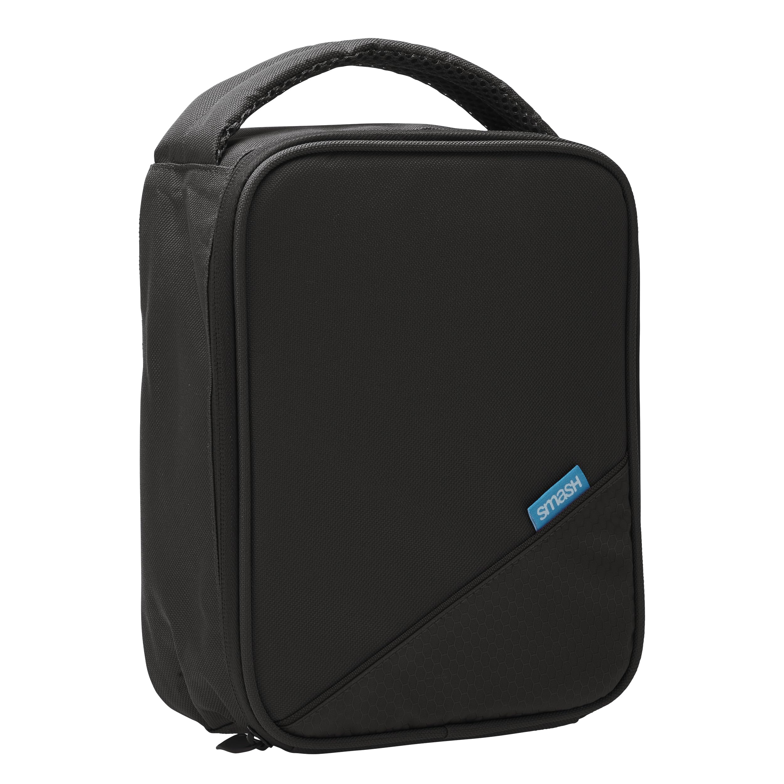 Smash Insulated Lunch Bag, Fabric, 8cm x 18cm x 25cm,Black