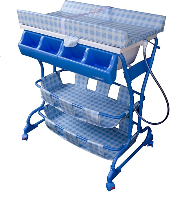 Baby Diego Bath and Changer Combo, Blue and White Amazon.ca
