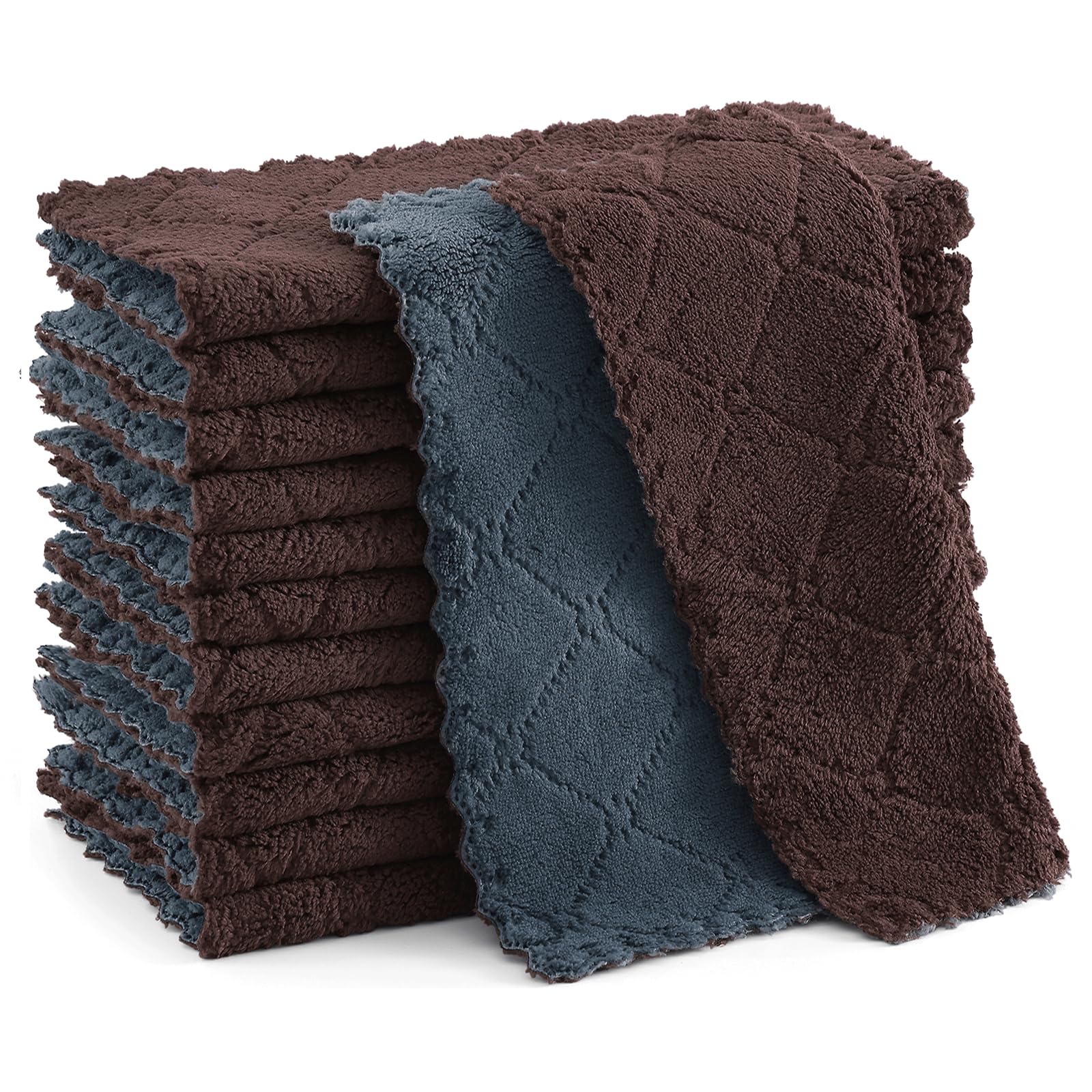 Mordimy 12 Pack Kitchen Cloths Dish Towels