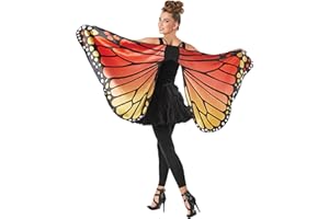 Seasons Adult Monarch Butterfly Cape Wings, One Size