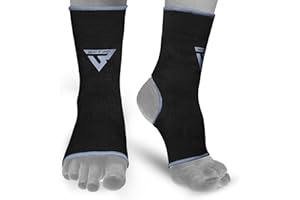 Beast AT Least Muay Thai Ankle Wrap for Martial Arts – Durable and Reliable Boxing Gear for Men & Women – Ankle Wrap for Kick Boxing, MMA & Combat Sports (Grey, S/M)