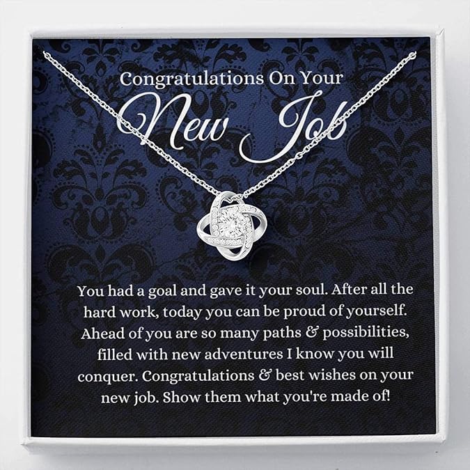 Gifts Necklace Love Knot, New Job Gift For Her