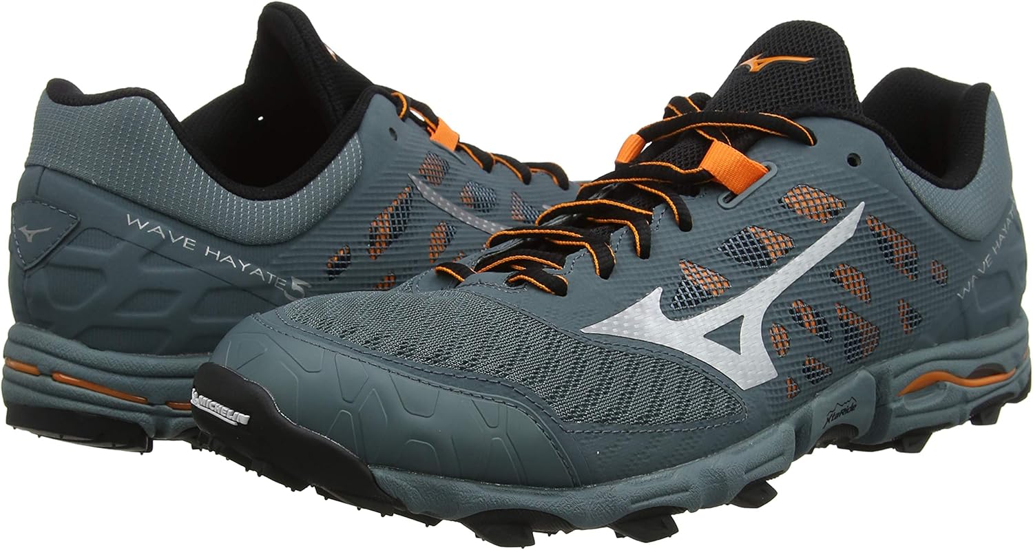 mizuno wave hayate uomo grigio