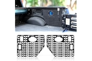 MAIKER OFF ROAD MAIKER Side Bed Molle Panel Rack System Cargo Storage Organizer Compatible with 2015-2022 Ford F150 2pcs