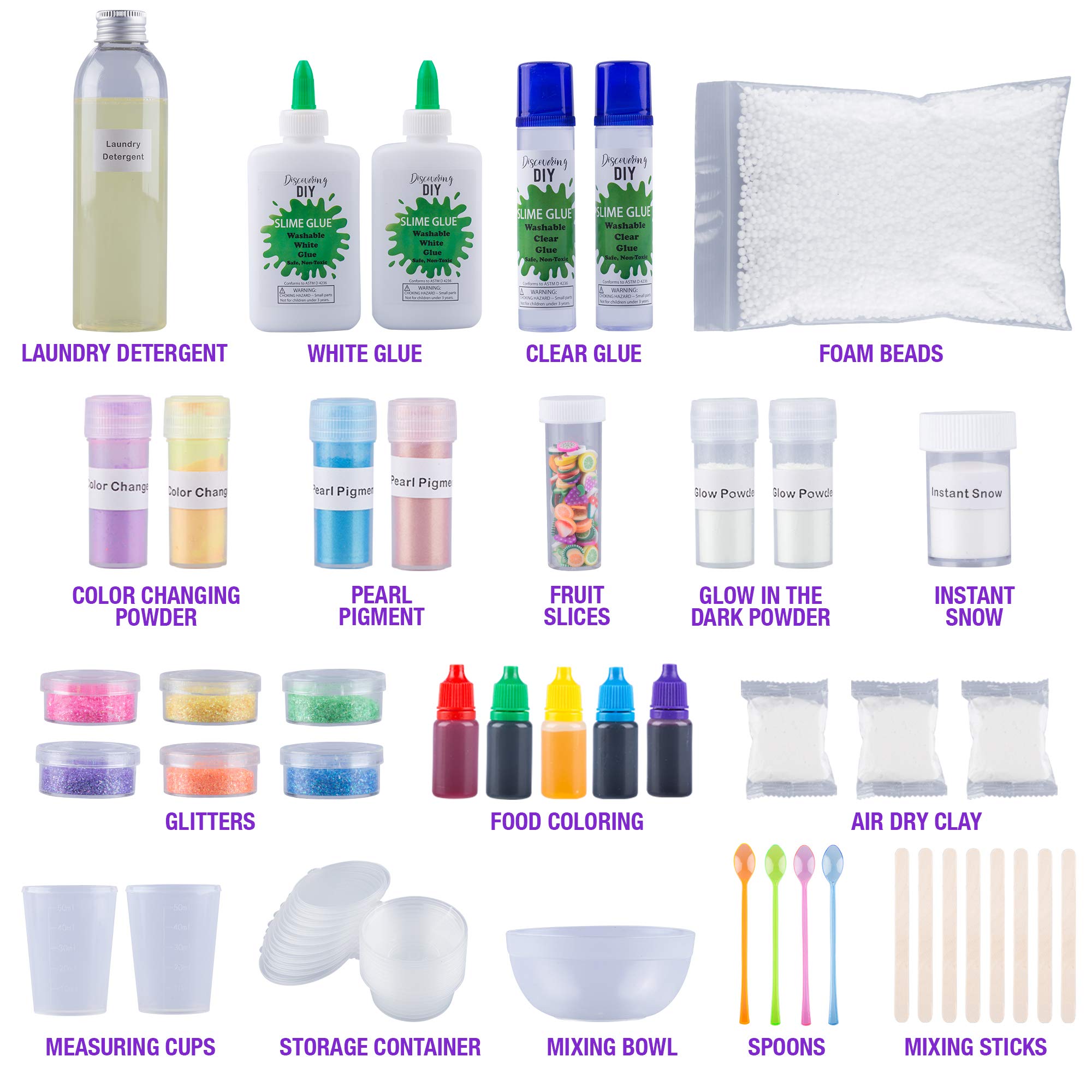 Ultimate DIY Slime Kit for Girls and Boys Slime Kits Slime Stuff Slime Making Kit Slime