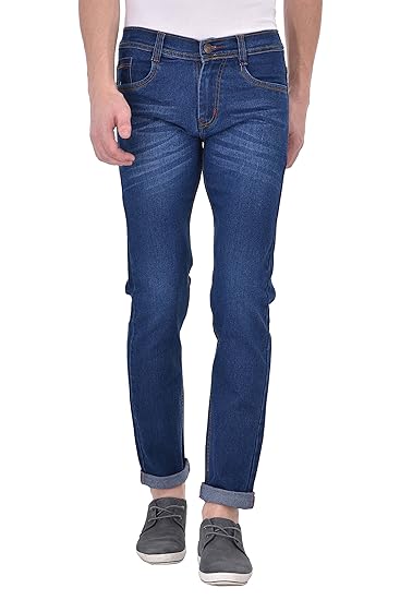 comfortable blue jeans