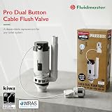 Fluidmaster PRO550UK Dual Flush Valve White Top Front Side Mount view 2