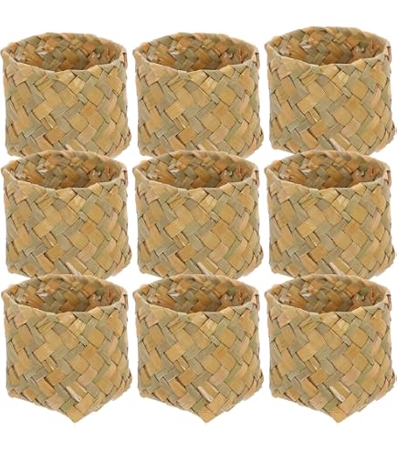 Panier De Pâques Yardwe Petit Panier En Osier Tressé Pour Mariage, Demoiselle D'honneur, Fleur Corbeille A Pain Panier De Pâques Yardwe Petit Panier En Osier Tressé Pour Mariage, Demoiselle D'honneur, Fleur Corbeille A Pain