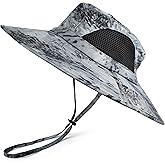 EINSKEY Wide Brim Sun Hat, UPF 50+ UV Protection Waterproof Packable Bucket Hat for Men & Women, Fishing Hiking Beach Garden