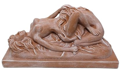 Tiefes Kunsthandwerk Dekofigur weiblicher Frauen-Akt - erotische Frauenfigur als Deko - schöne Frauen Statue
