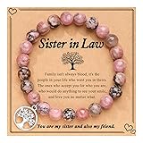 UNGENT THEM Sister in Law Gifts Bracelet Jewelry
