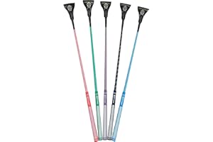 T TEKE 26" Twinkle Equestrian Whips, Horse Riding Crop with Golf Handle, Reflex Shaft, and Fishtail Genuine Leather Slapper