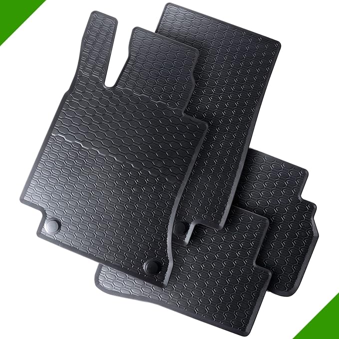 Mercedes CClass W205 Car Mats NonSlip Rubber Floor Mats Car Vehicle