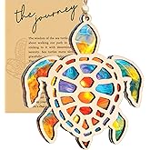 Beach Ornaments for Window Hanging, Sea Turtle Acrylic Suncatcher Ornament, Sea Turtle Gifts for Women, Beach Gifts for Women, Valentines Gifts for Friends